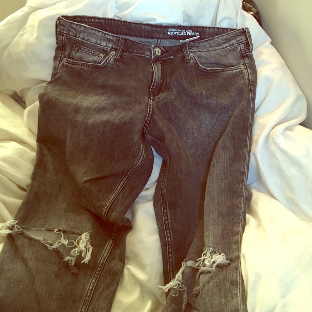 H&M worn-once girlfriend jeans!