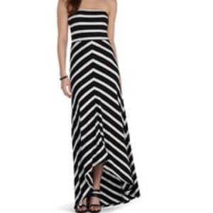 White House Black Market Striped Maxi Dress
