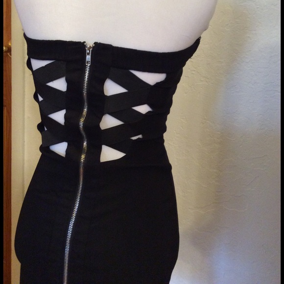 Agaci sexy ❤️bandeau tube bandage party dress NWT - Picture 3 of 4