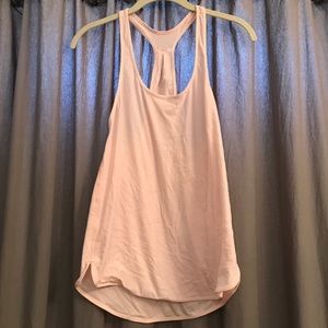 Pink lululemon tank