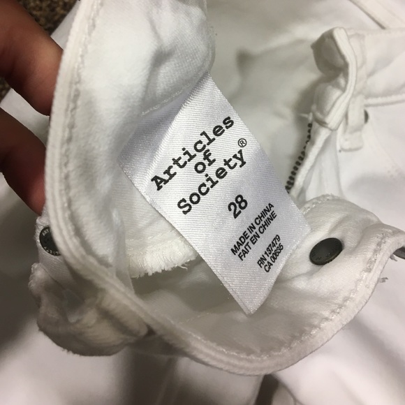 Articles of Society white jeans - Picture 3 of 3