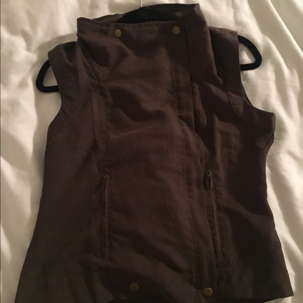 Suede vest