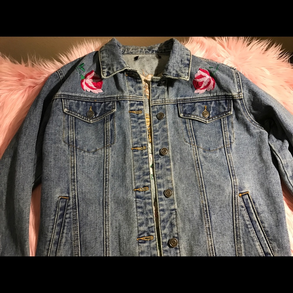 Embroidered Jean Jacket