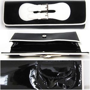 NWT Varnish Glossy Clutch Belt Buckle