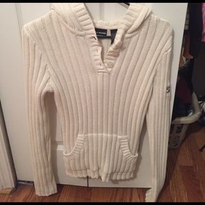 DKNY white sweater medium