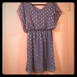 Grey with silver dress