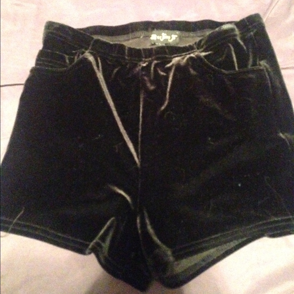 Vans x Jesse Jo velvet high waisted shorts