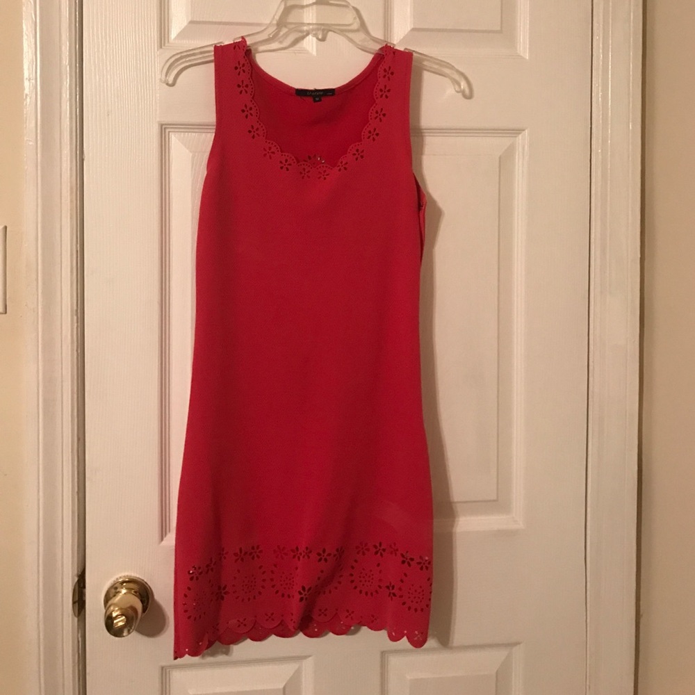 Pink fitted dress