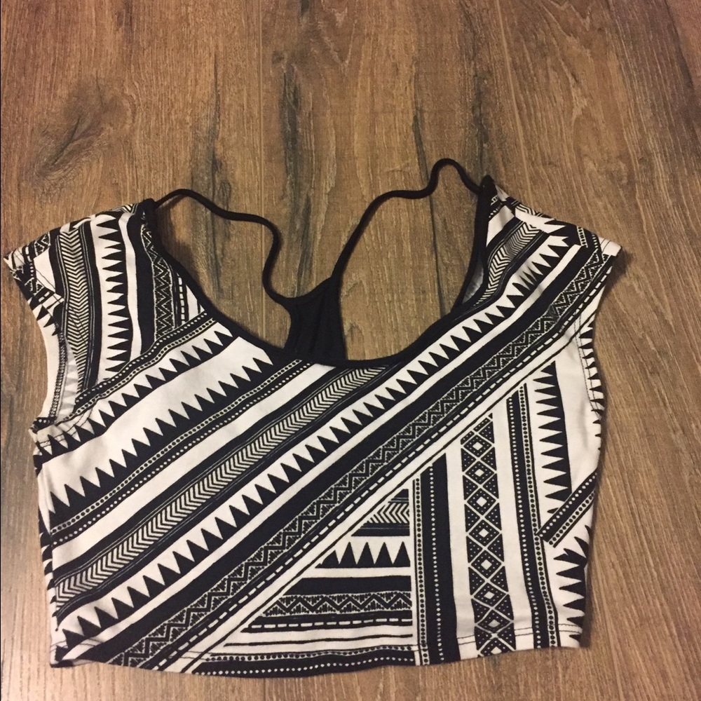 Tribal crop top.