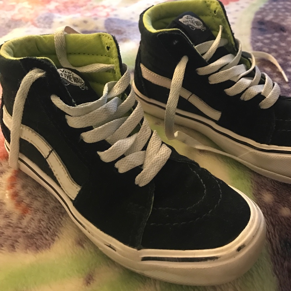 Boys Vans off the wall high top shoes