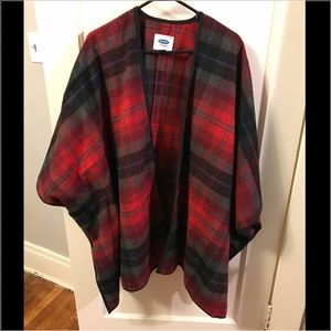 Plaid Poncho