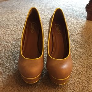 Candies Tan Heels