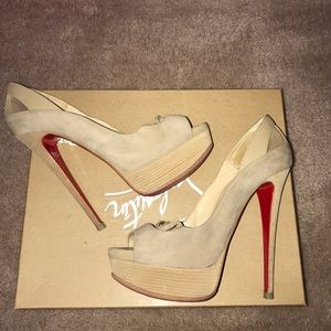 Nude Christian Louboutin. Size 6.5