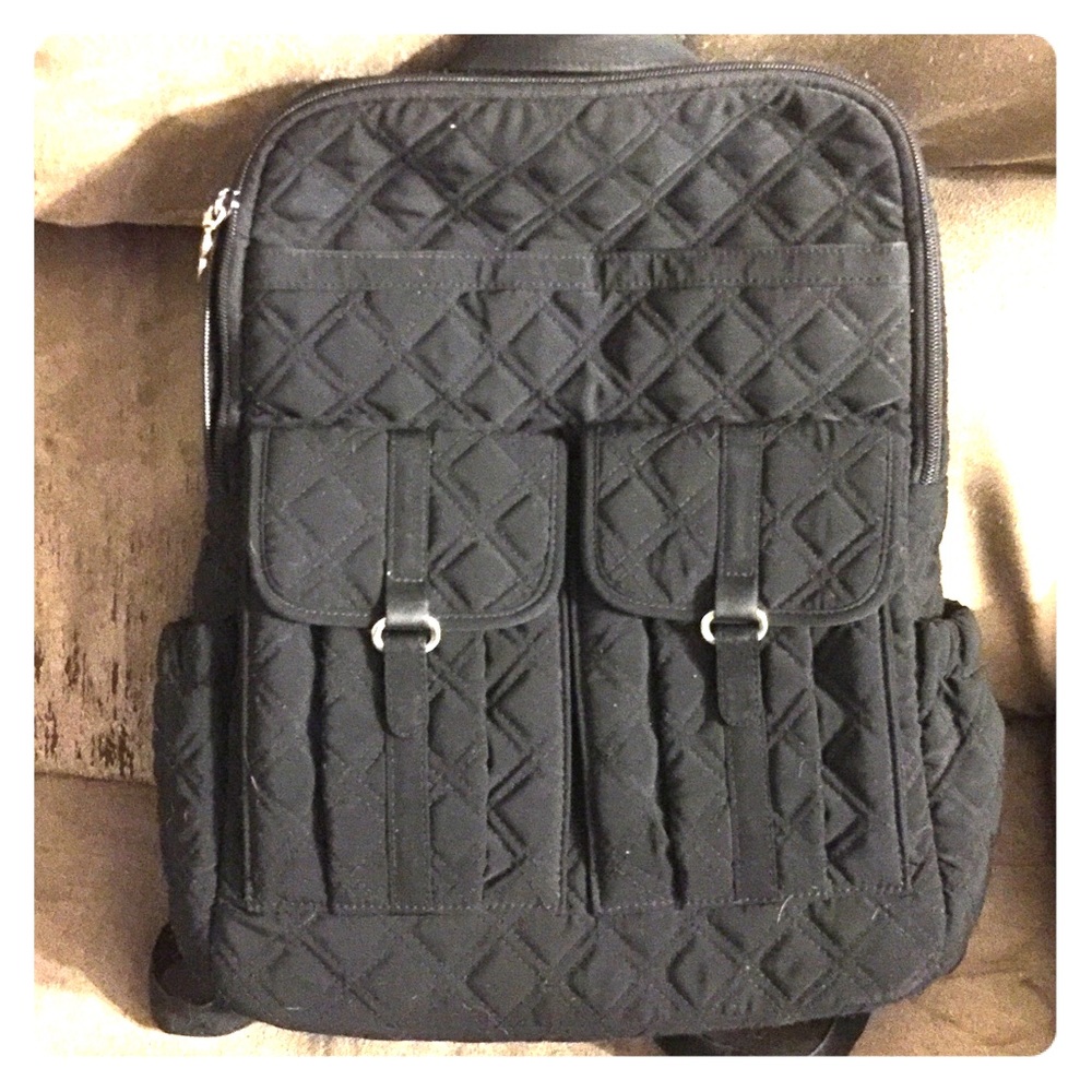 Black Vera Bradley back pack