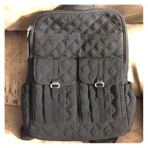 Black Vera Bradley back pack