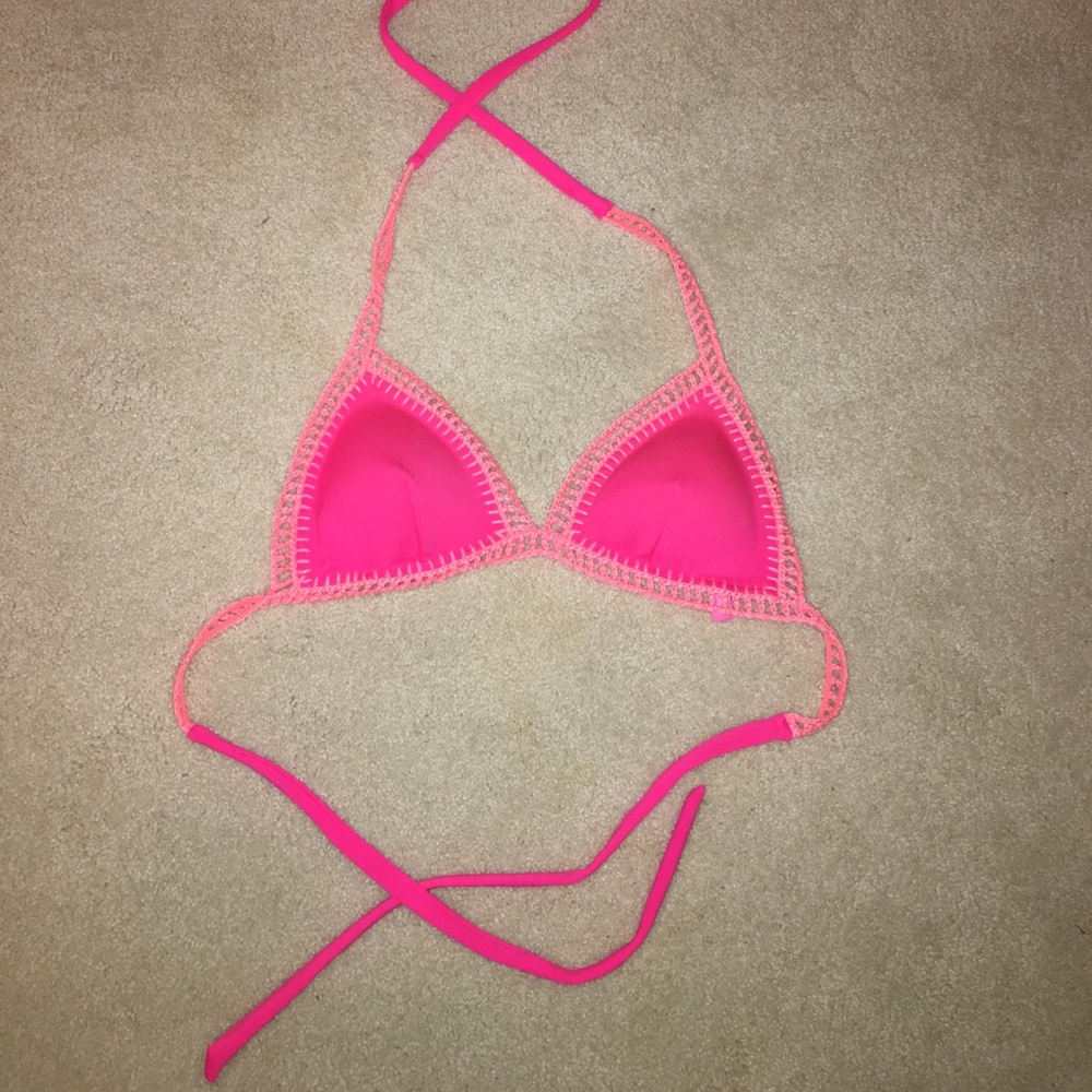 Crochet bikini top