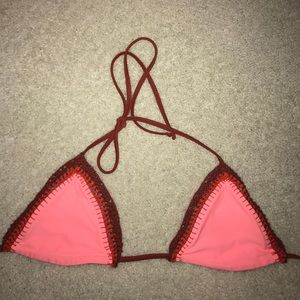 Crochet bikini top