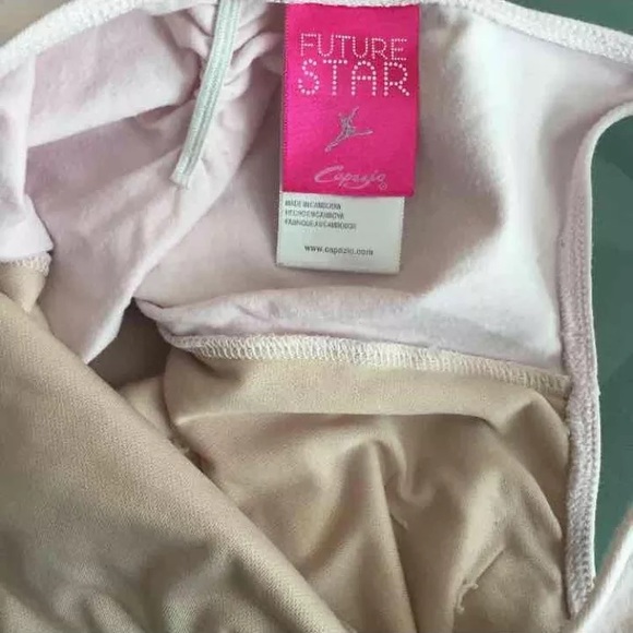 Capezio Future Star Light Pink Leotard Medium - Picture 4 of 4
