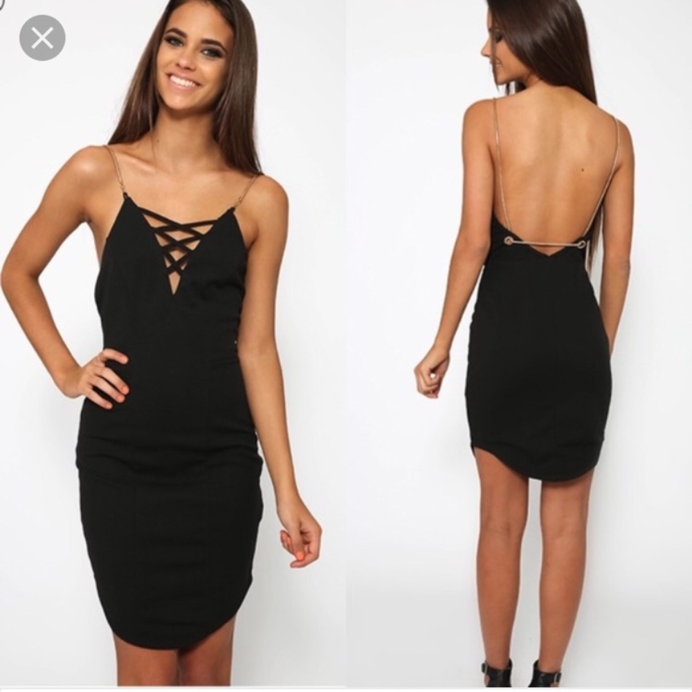 Peppermayo Black mini dress!