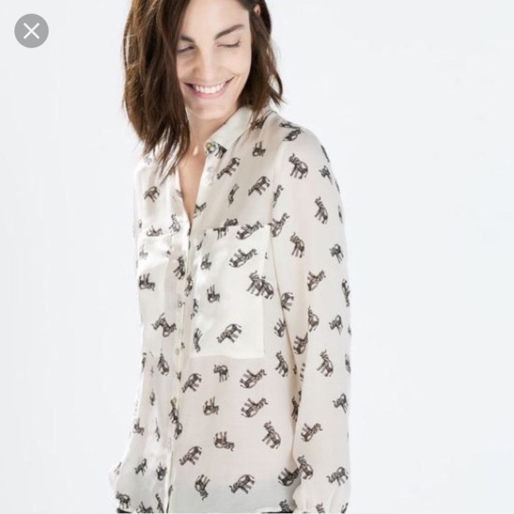 Zara Elephant Blouse