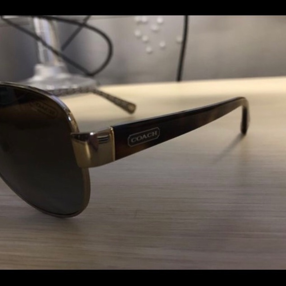 Coach aviator sunglasses polarized - Picture 2 of 3