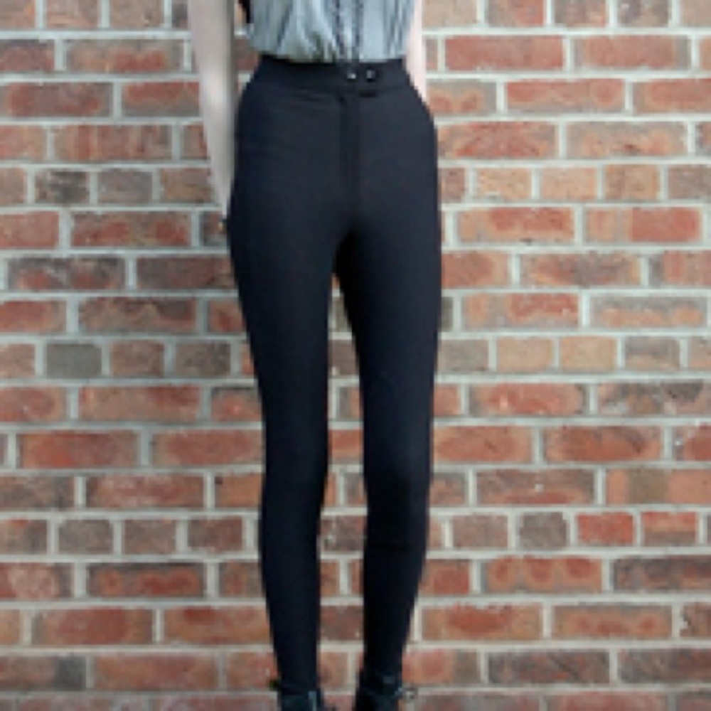Black American apparel riding pants