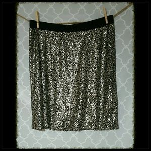 Maurices Plus Size Sequin Stretch Skirt