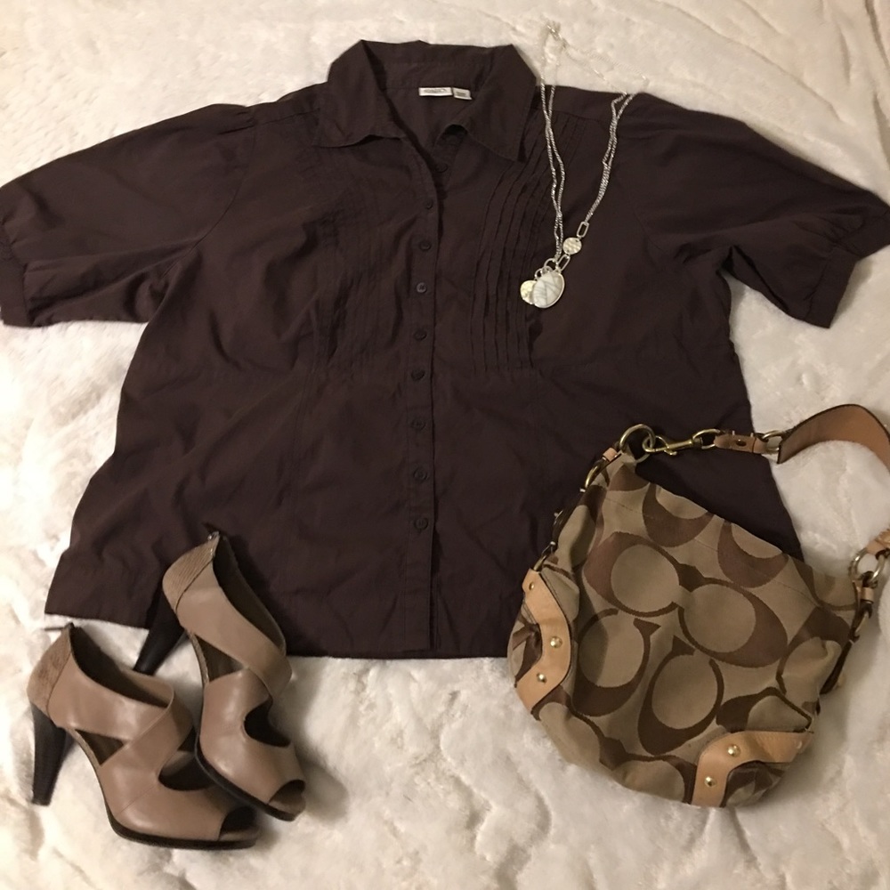 Cato Brown Blouse