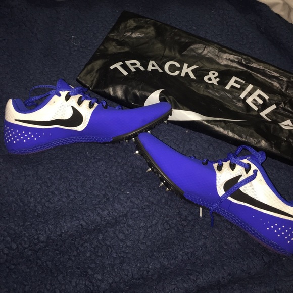 Nike Shoes - blue spikes (track shoes)