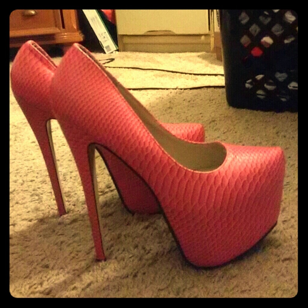 Pink heels