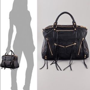 Rebecca Minkoff tri zip jealous black bohemian