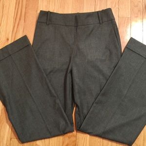 Ann Taylor Kate fit dress pants in charcoal gray