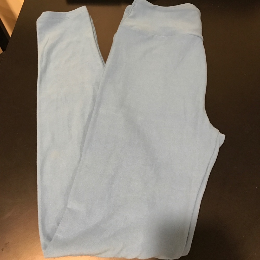 LuLaRoe Solid Light Blue Leggings