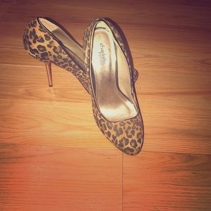 Leopard heels