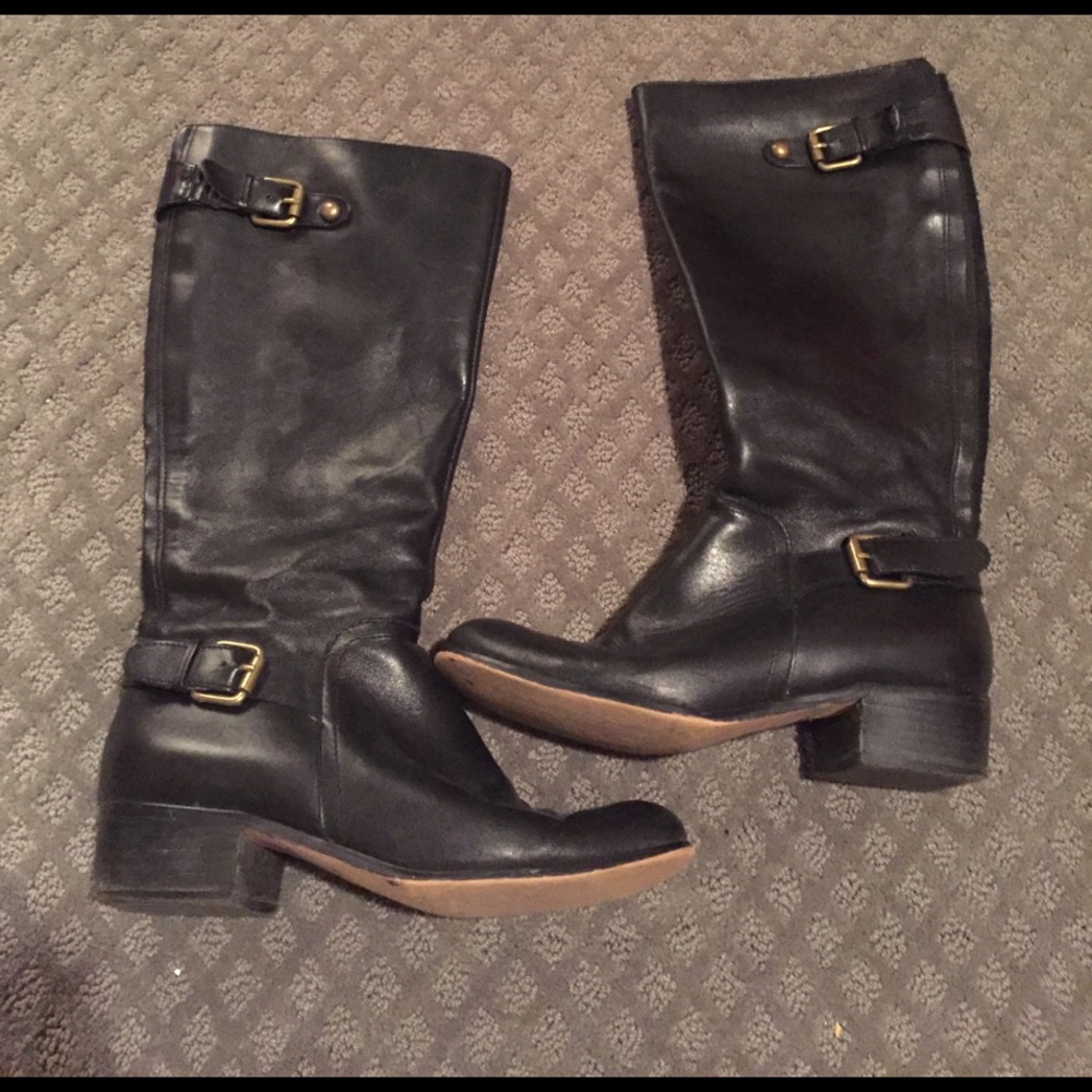 Corso Condo Black Leather Boots