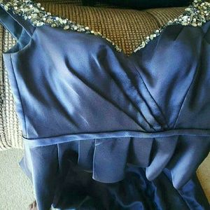 Size 10 Navy Prom Dress