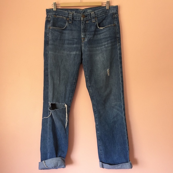 Zara Ripped Boyfriend Jeans - Picture 3 of 4