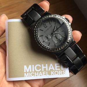 Michael Kors Oversized Gunmetal Watch