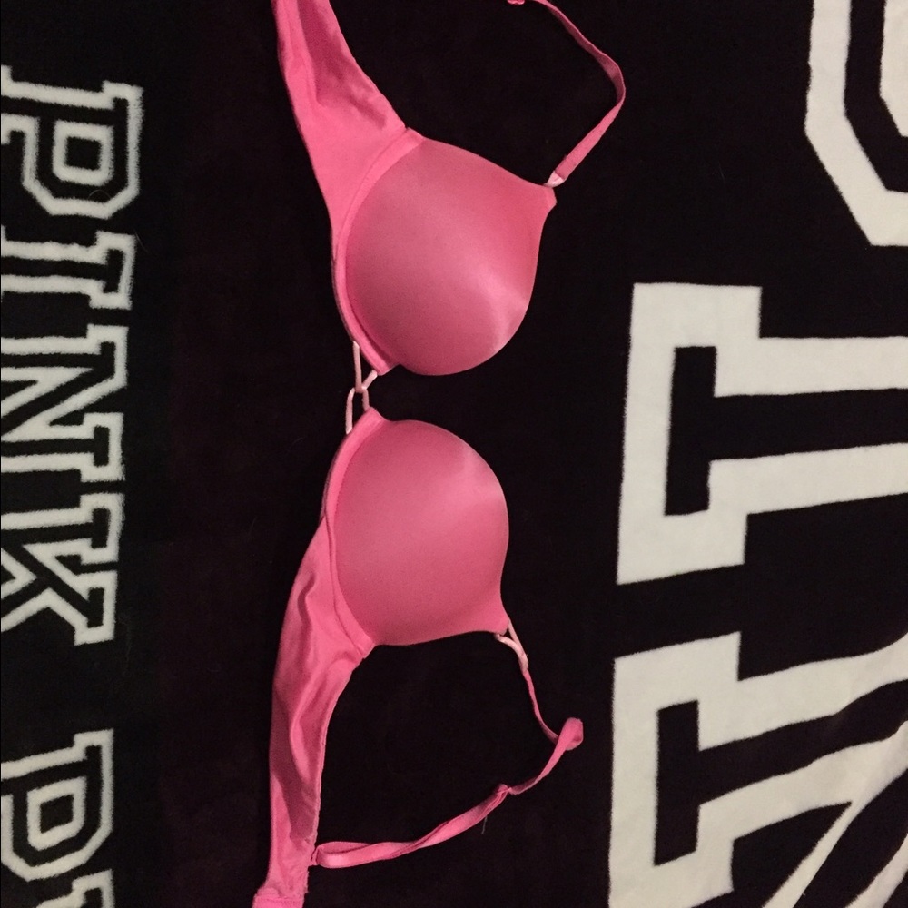 Pink Victoria's Secret miraculous plunge