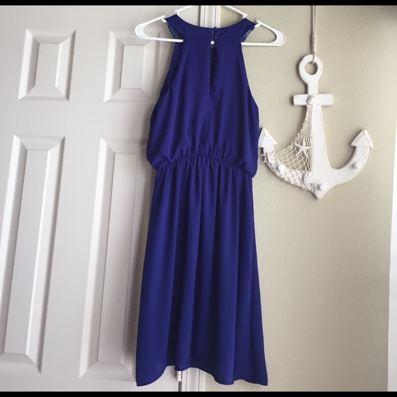 Dark Blue Beaded Dress 🔆 - Picture 2 of 6