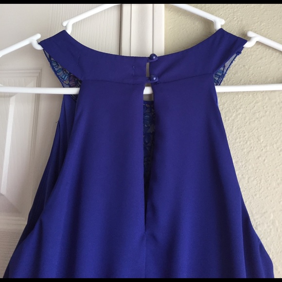 Dark Blue Beaded Dress 🔆 - Picture 3 of 6