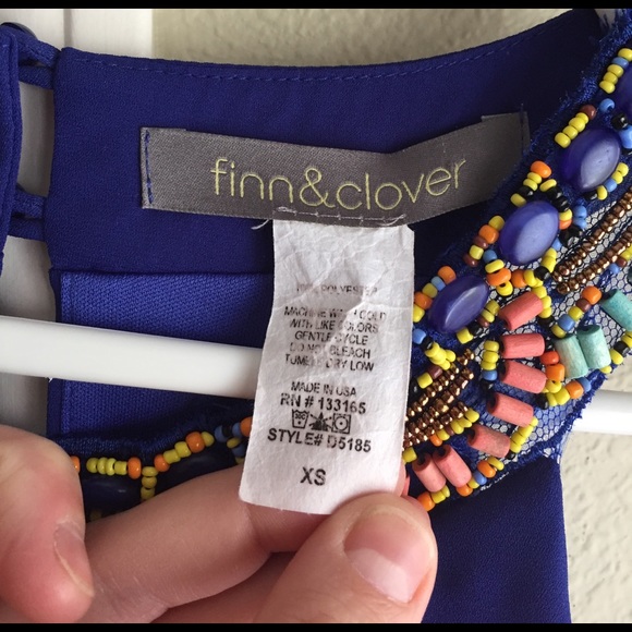 Dark Blue Beaded Dress 🔆 - Picture 6 of 6