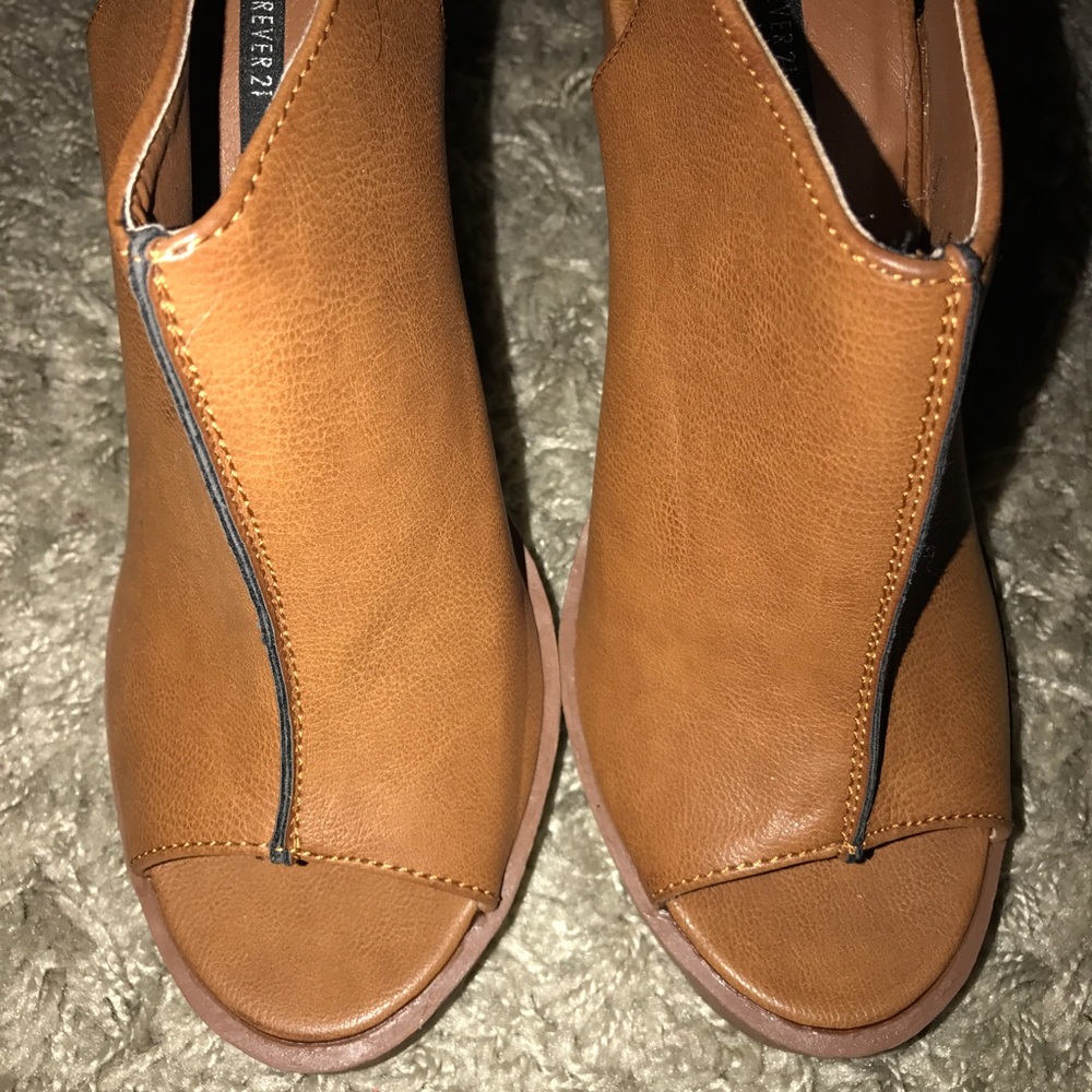 Faux Leather Mules