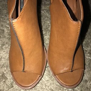 Faux Leather Mules