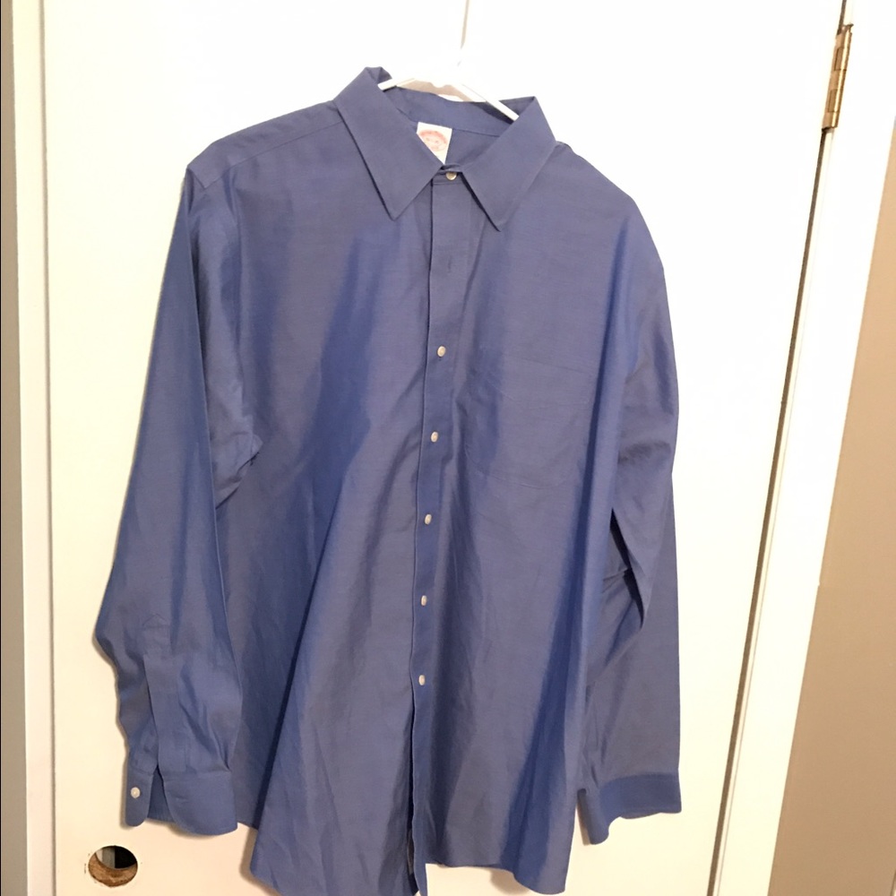 Brooks brothers blue button down