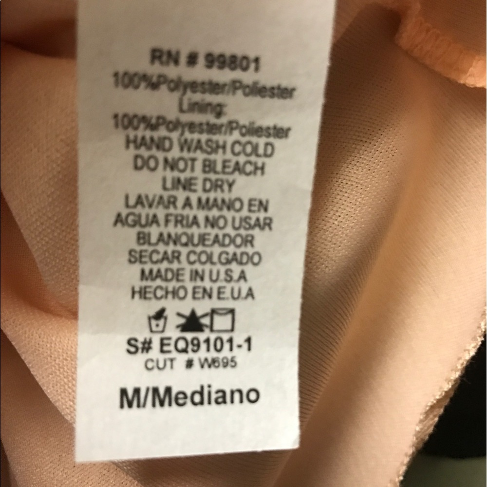Sale pink Floral Cold Shoulder Dress - Picture 4 of 4