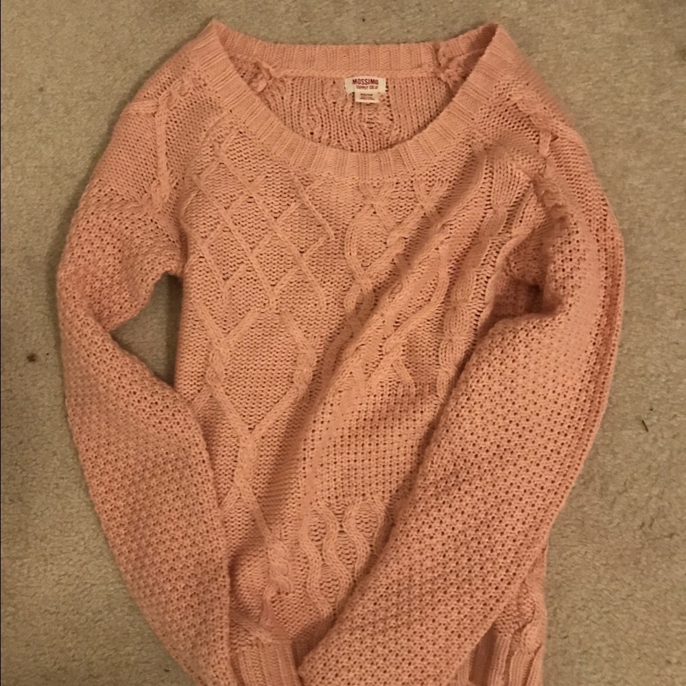 Pink sweater