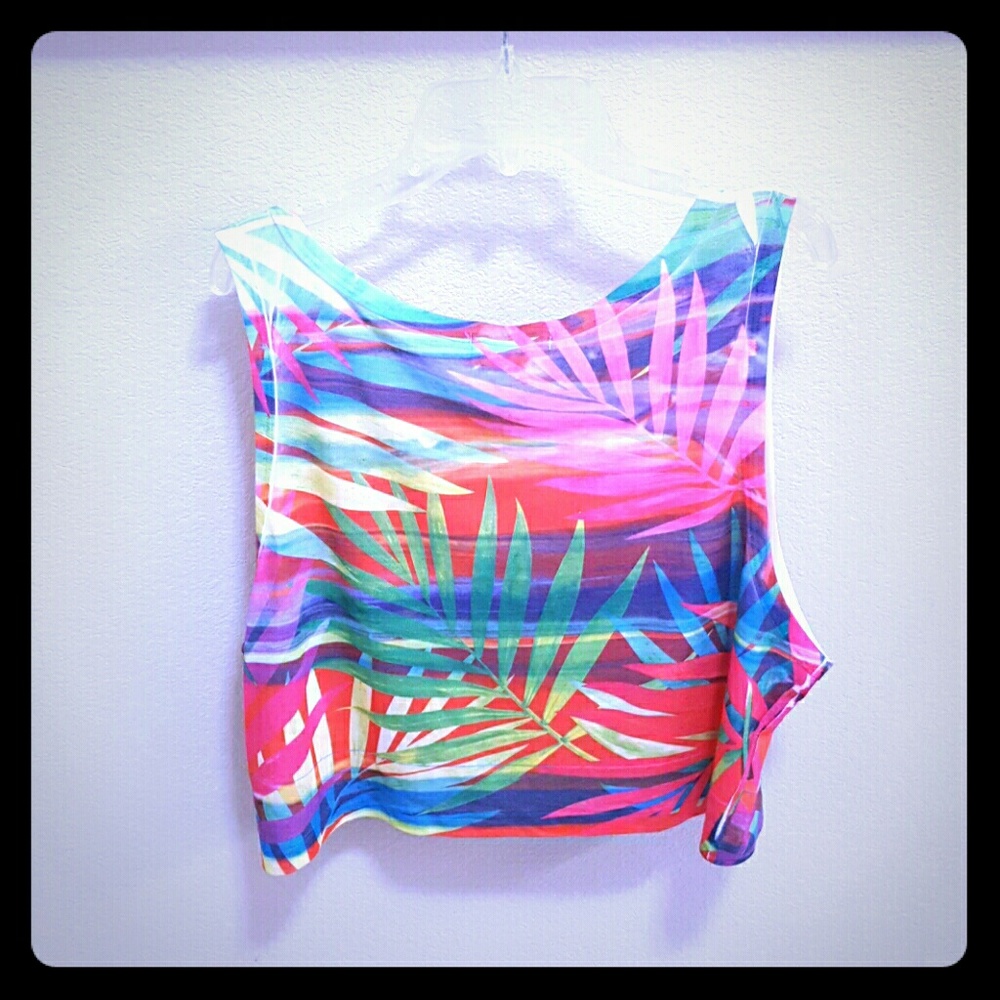 Multi-colored, crop top