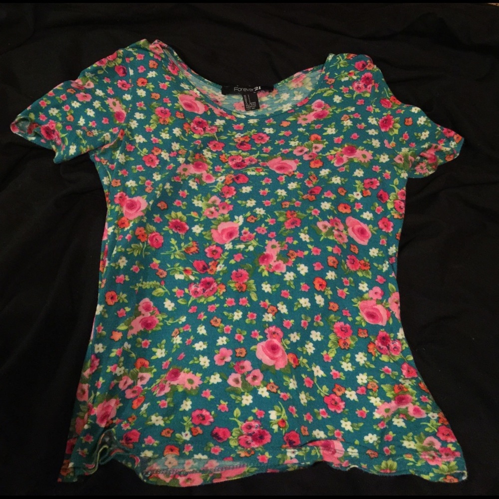 Floral Forever 21 Top