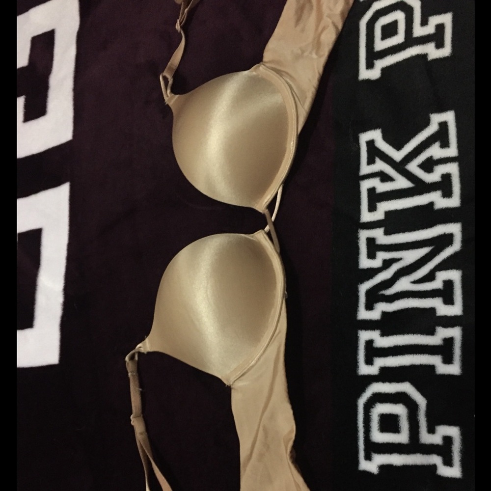 Nude Pink Victoria's Secret bombshell plunge